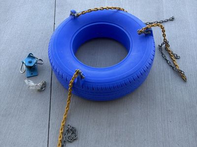 Plastic tire swing