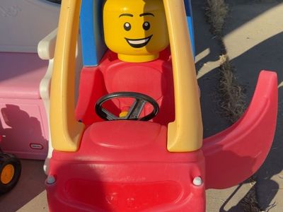 Little tikes coupe, toy chest bench 4 in 1 trike, TONKA LEGO