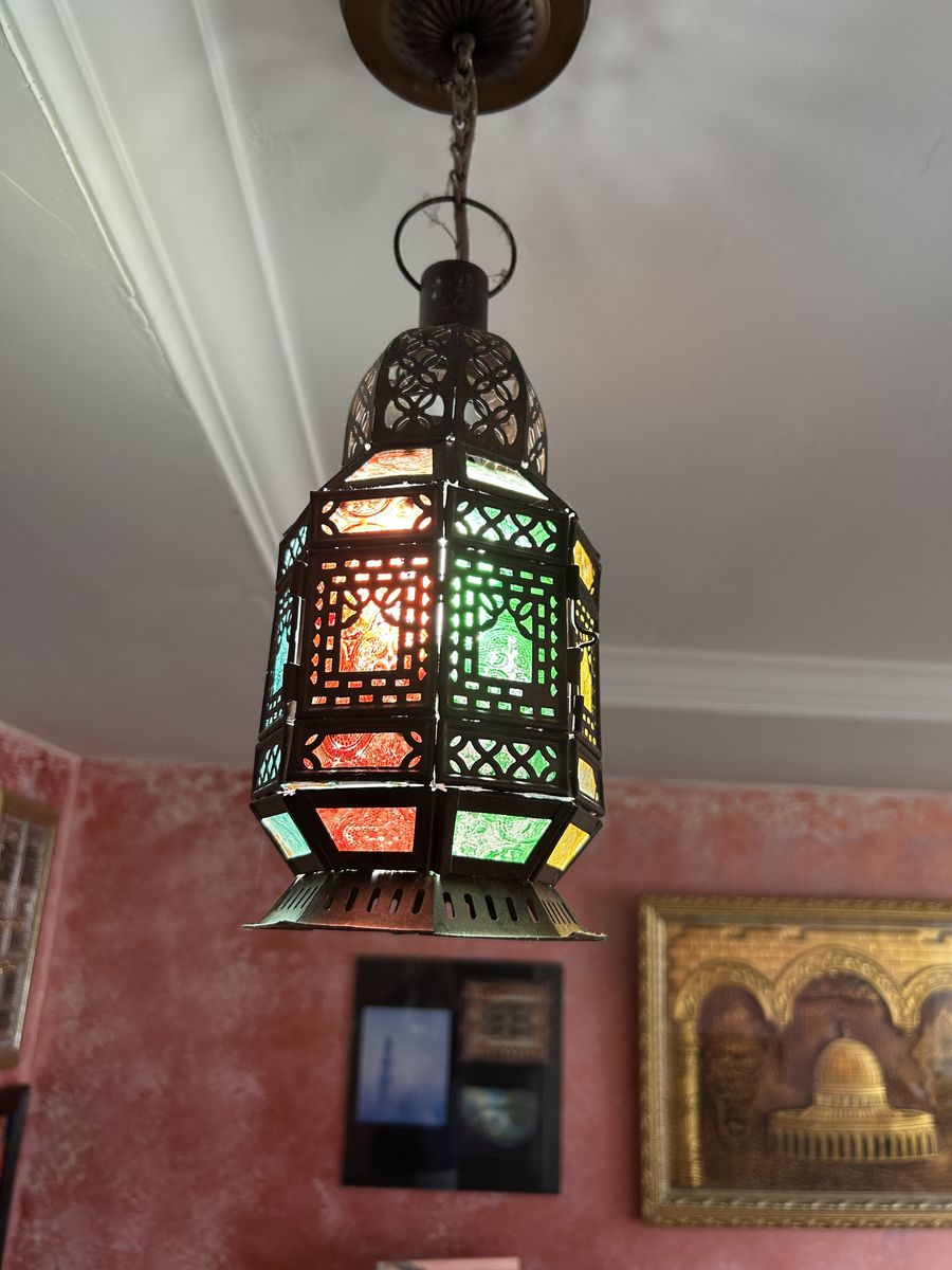 Authentic Egyptian Copper Hanging Pendant Lanterns