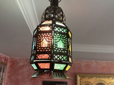 Authentic Egyptian Copper Hanging Pendant Lanterns