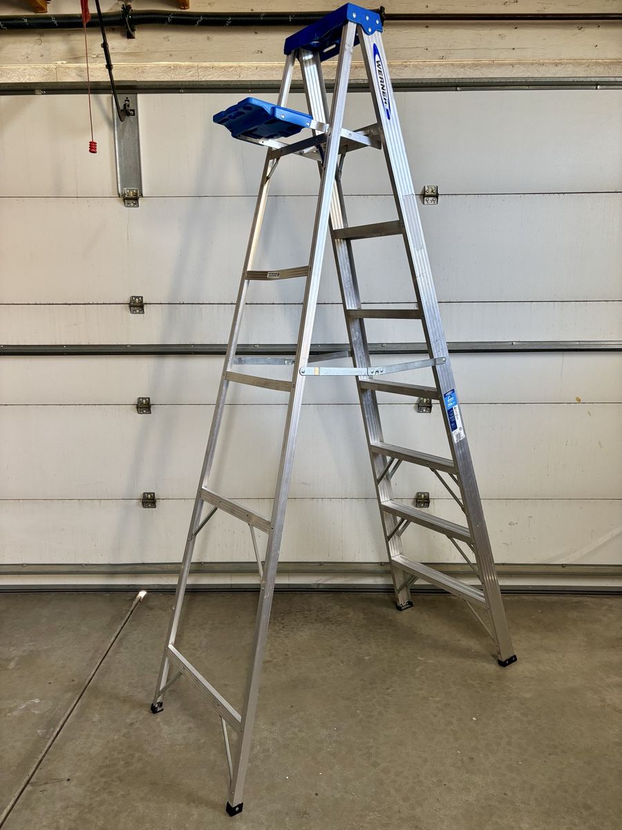 Werner 8 ft Fiberglass Step Ladder