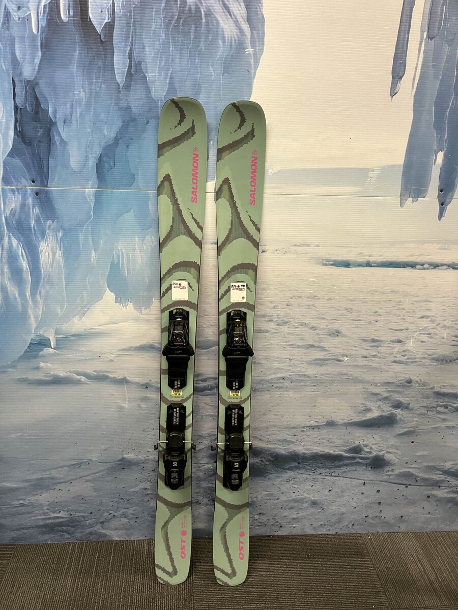 Salomon QST 100 148cm Skis w/ SALOMON NR M10 GW Demo Binding - Lightly Used (2026)