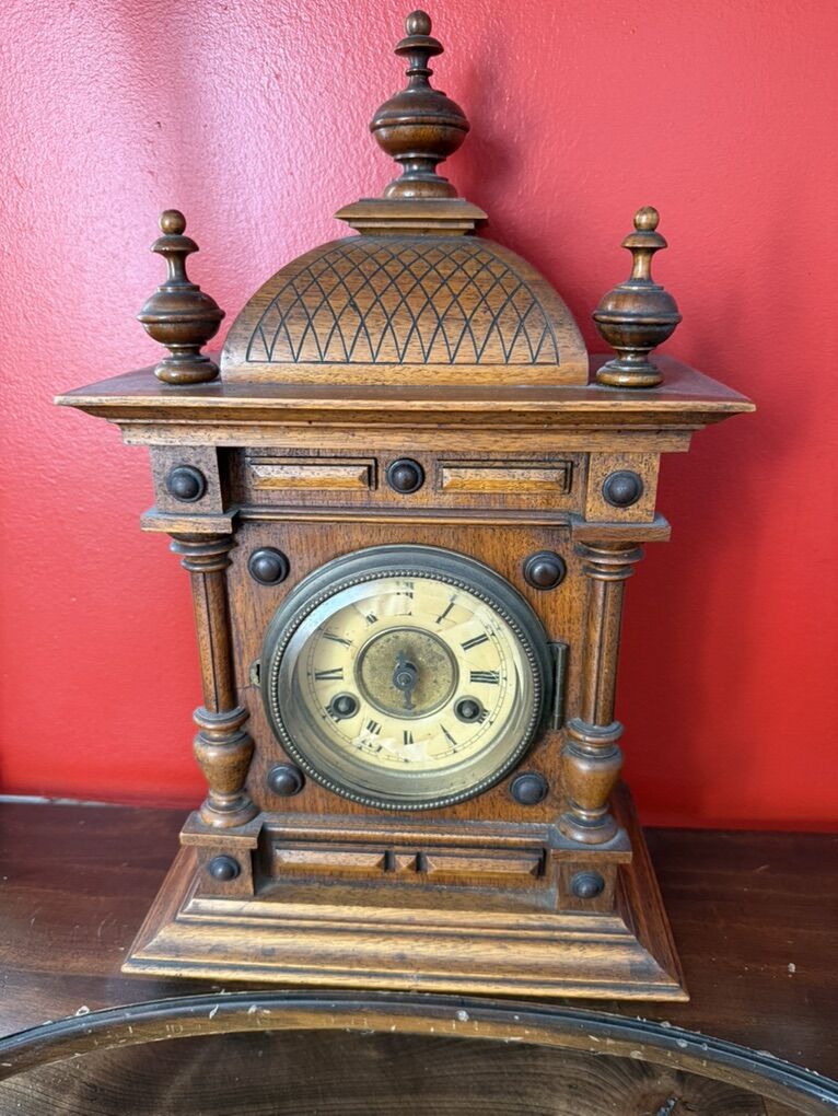 Antique German Clock Mid 1800's Needs Repair