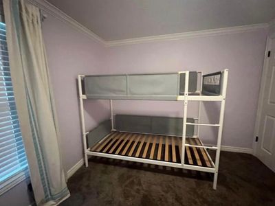 IKEA VITVAL Twin Bunk Bed Frame (White/Gray