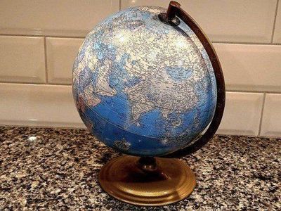 Desk Globe World Map Decorative Home Decor
