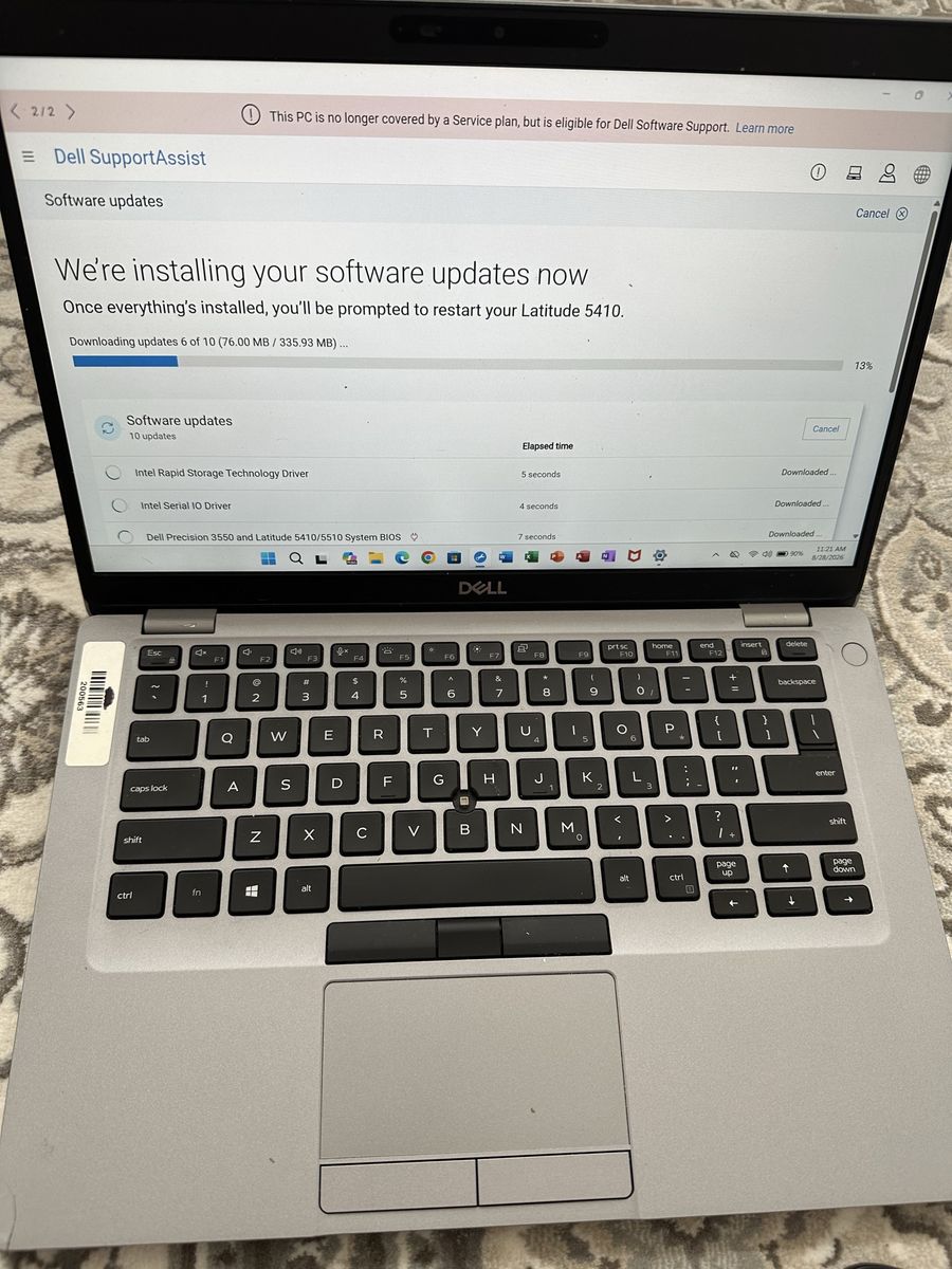 Dell Touch Laptop i7 Core 10th Gen 16 GB RAM 512 GB SSD Fast