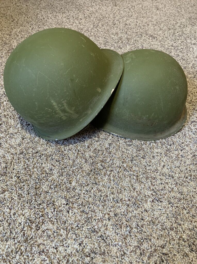 Set Of 2 Vietnam War Helmets