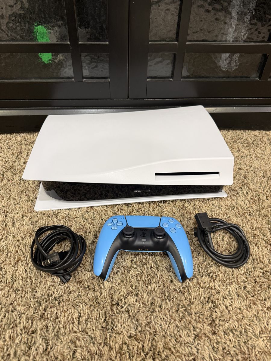 PS5 & Blue Controller