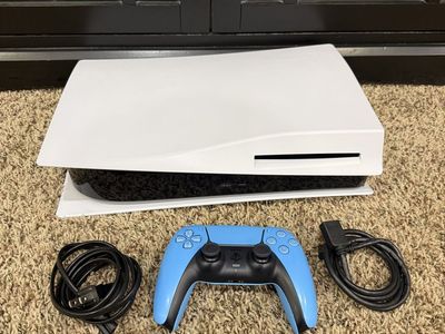 PS5 & Blue Controller