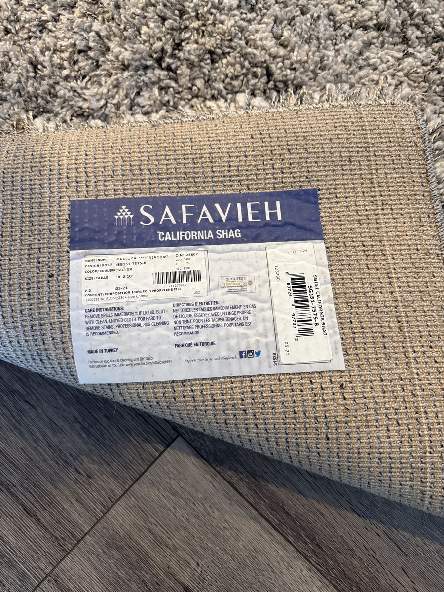 Safavieh 8x10 Shag Rug