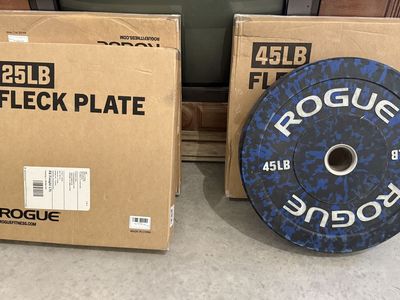 New Rogue Fleck Bumper Plates