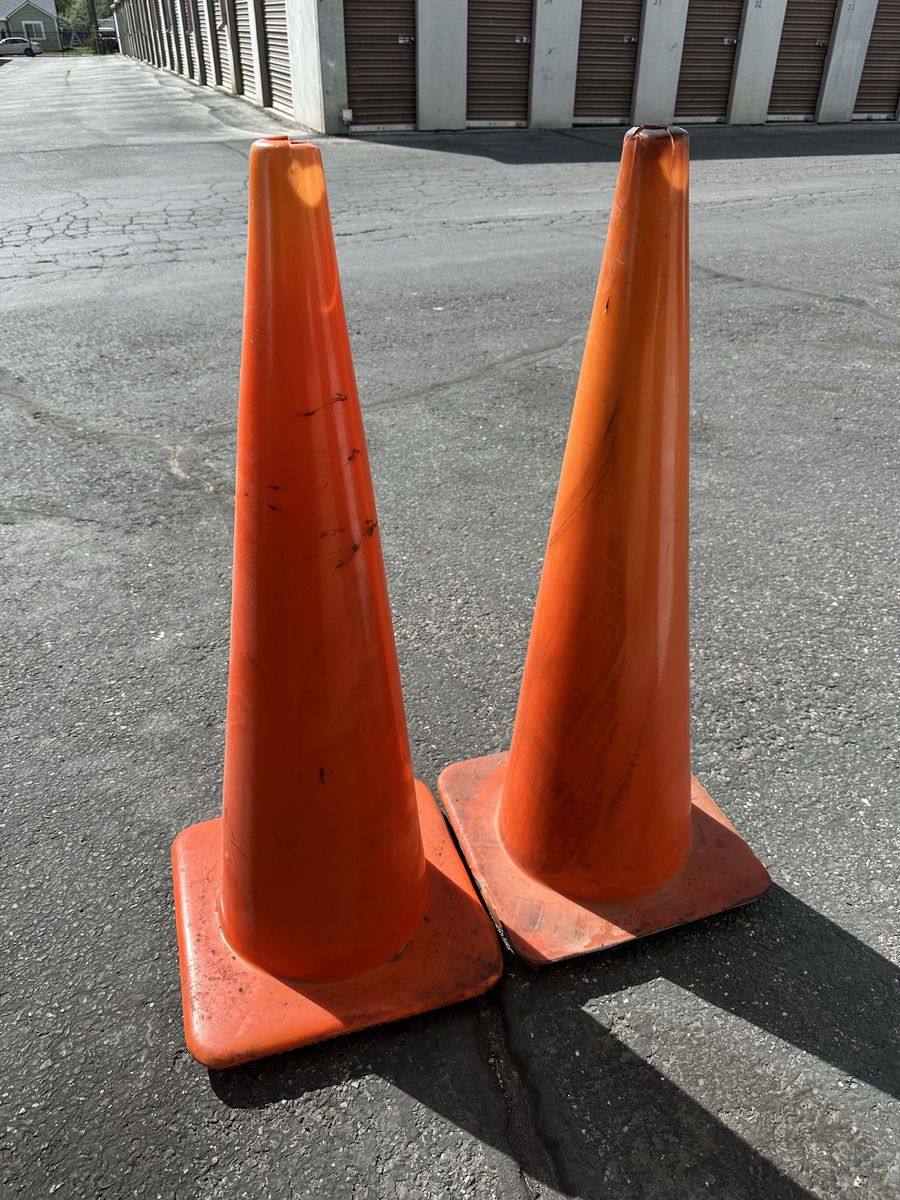 2-36 inch Orange Traffic Cones