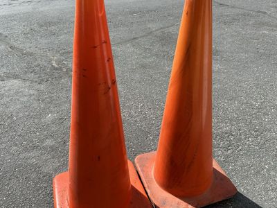 2-36 inch Orange Traffic Cones