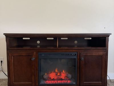 TV Stand w/ Electric Fireplace