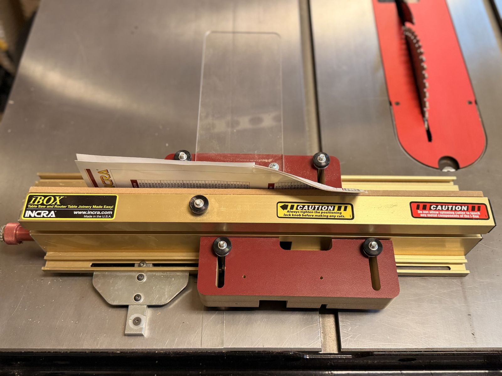 Incra Ibox FingerBox Joint Jig for Table Saws & Routers $190