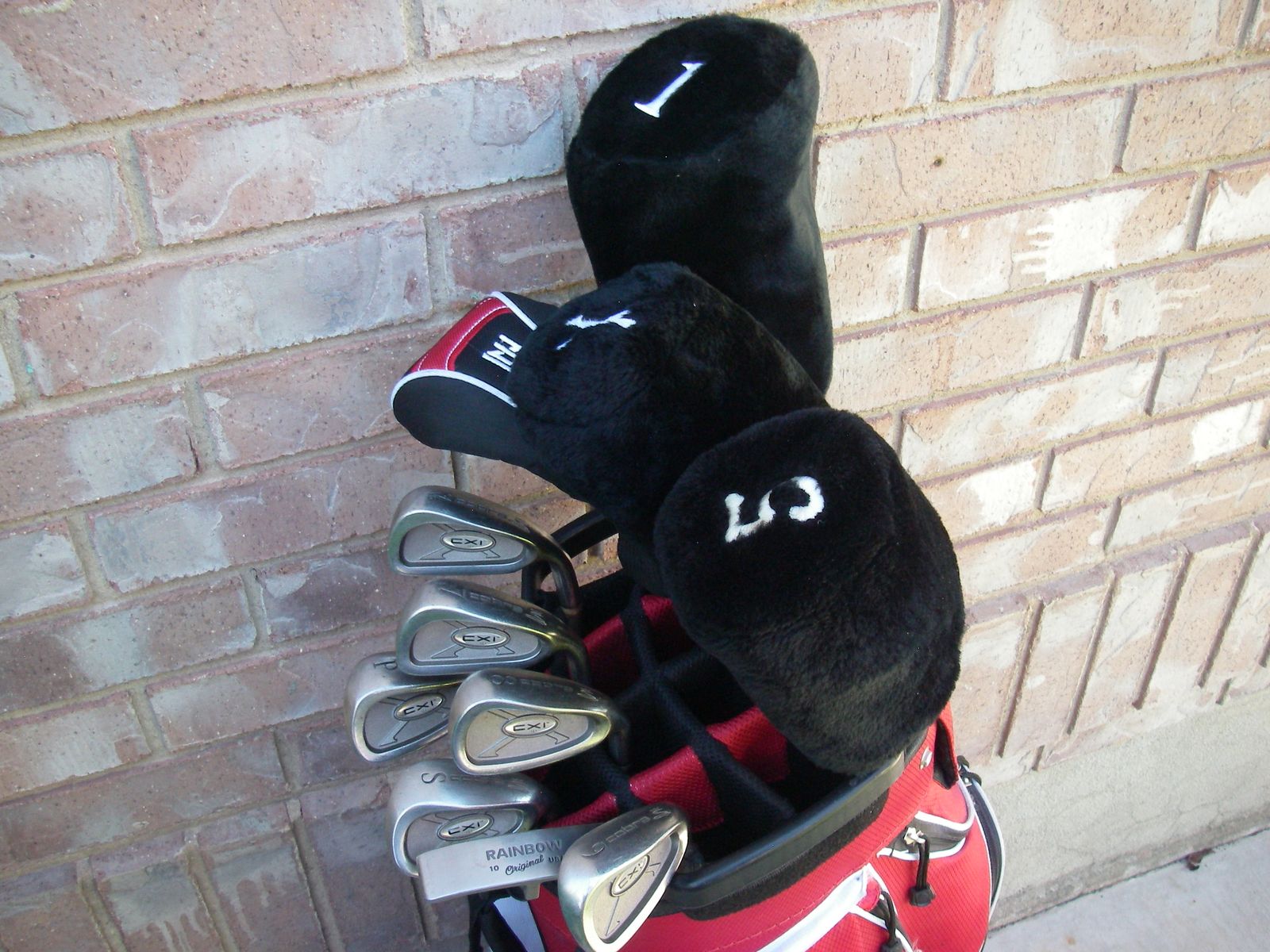 Womens 12 Piece LADY COBRA CXI Full St St & Titanium Golf Clubs Set, All Graphite, Hybrid, Tour Edge Bag, RH