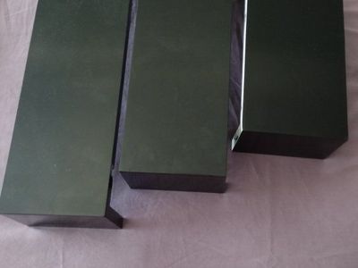 Set of 3 Black Wooden Floating Wall Shelves - Various Sizes, Modern Decor