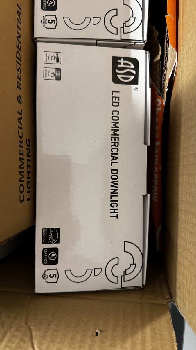 ASD Commercial LED Downlights With Brackets