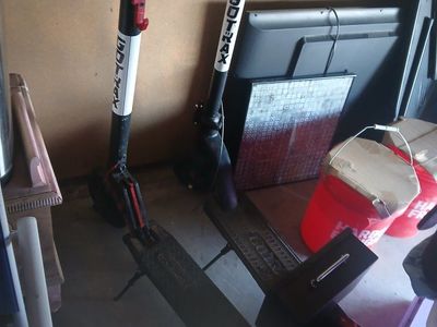 Pair of Gotrax Electric Scooters - Black, Used Condition