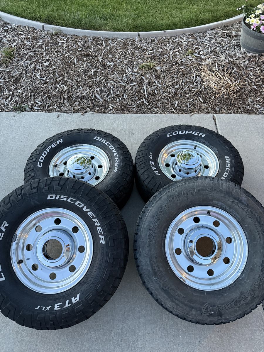 OBS Ford Alcoa Wheels with Hub Caps