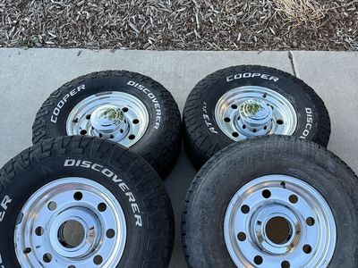 OBS Ford Alcoa Wheels with Hub Caps