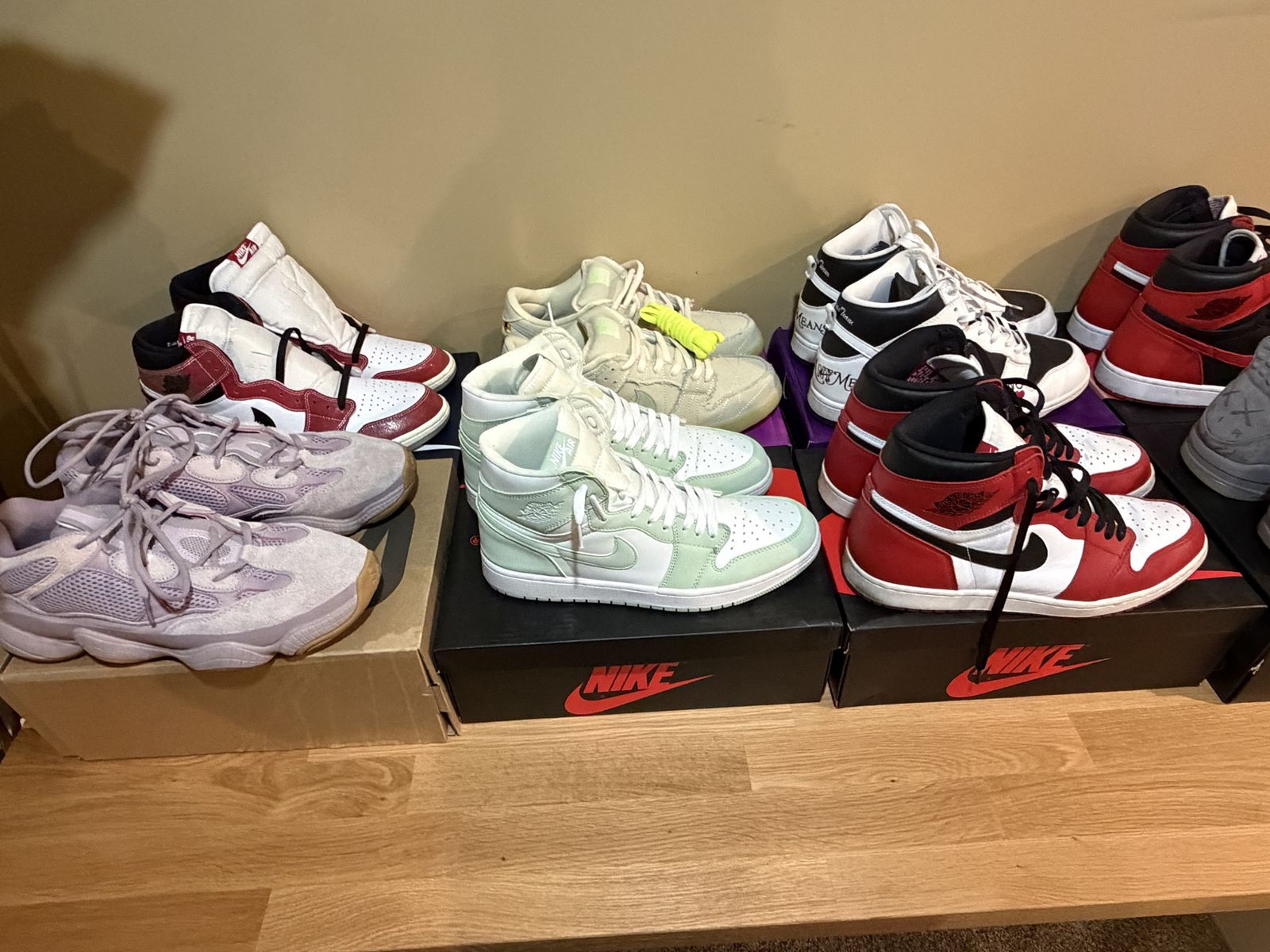Sneaker Collection Lot - Nike Air Jordan & Yeezy Models Included
