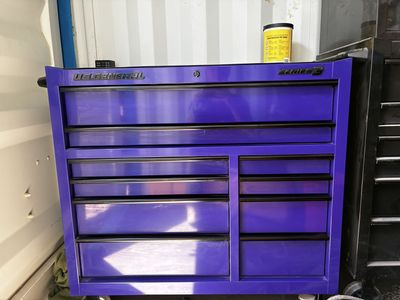 U.S. General Series 3 42 in. x 22 in. Roll Cabinet Tool Chest - Purplebix