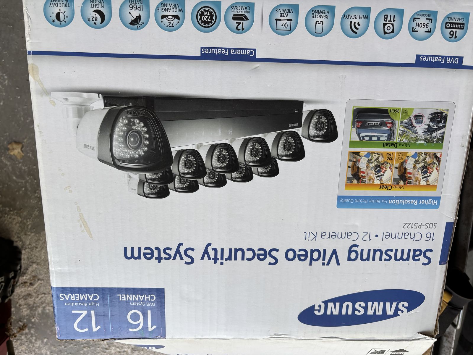 Samsung SDS-P5122 security video system