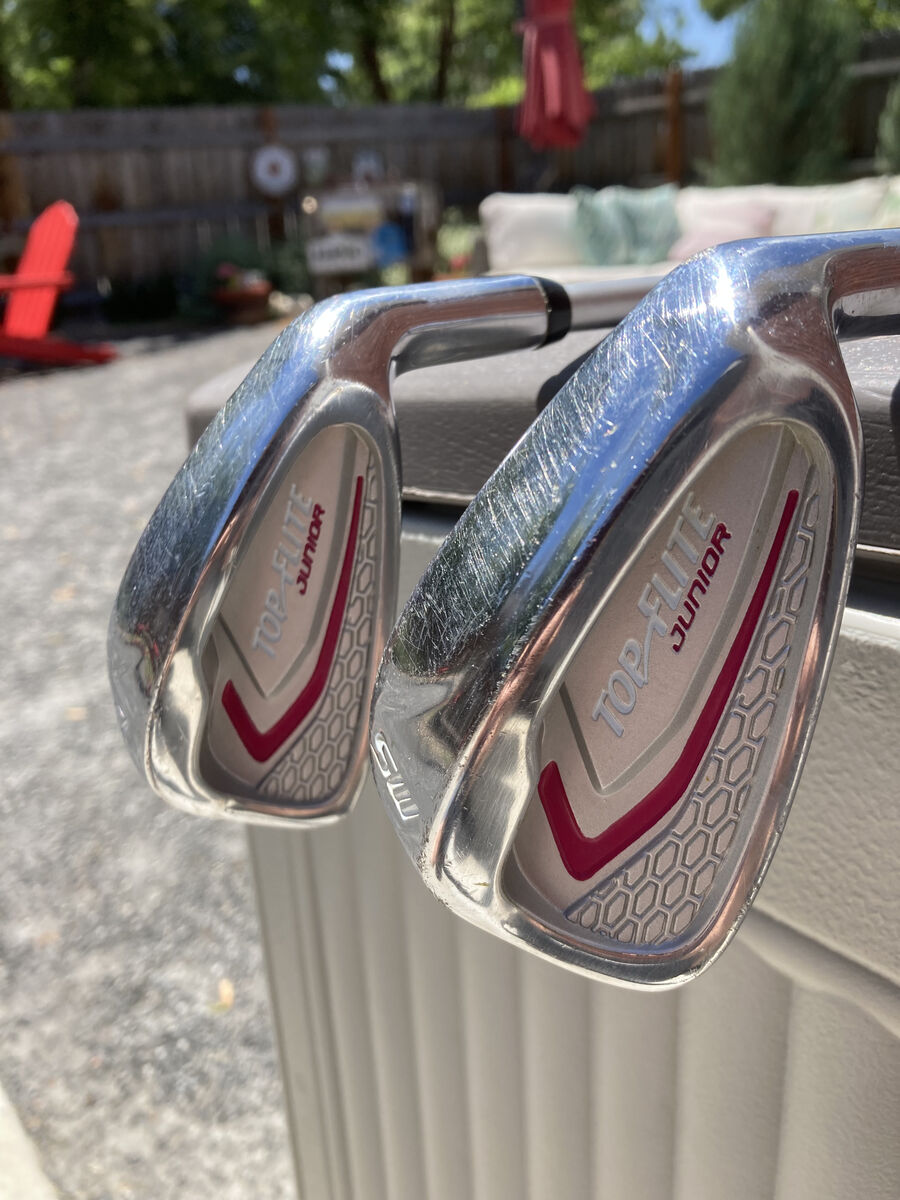Junior Golf Clubs: Top Flite Junior 7 Iron (35.5 inches) and Sand Wedge (33 inches)for kids