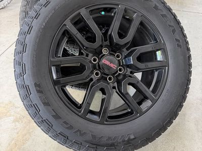 Almost new tires/rims. Takeoffs from a 2026 GMC Sierra 1500 (wheels and tires)