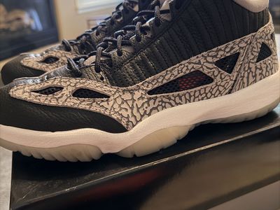 Jordan 11 Retro Low IE Black Cement (2020) Size 10