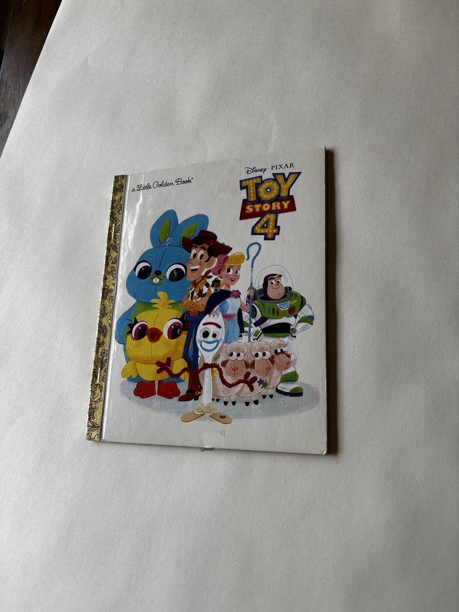 Disney Pixar Toy Story 4 Little Golden Book - Children's Storybook - Used