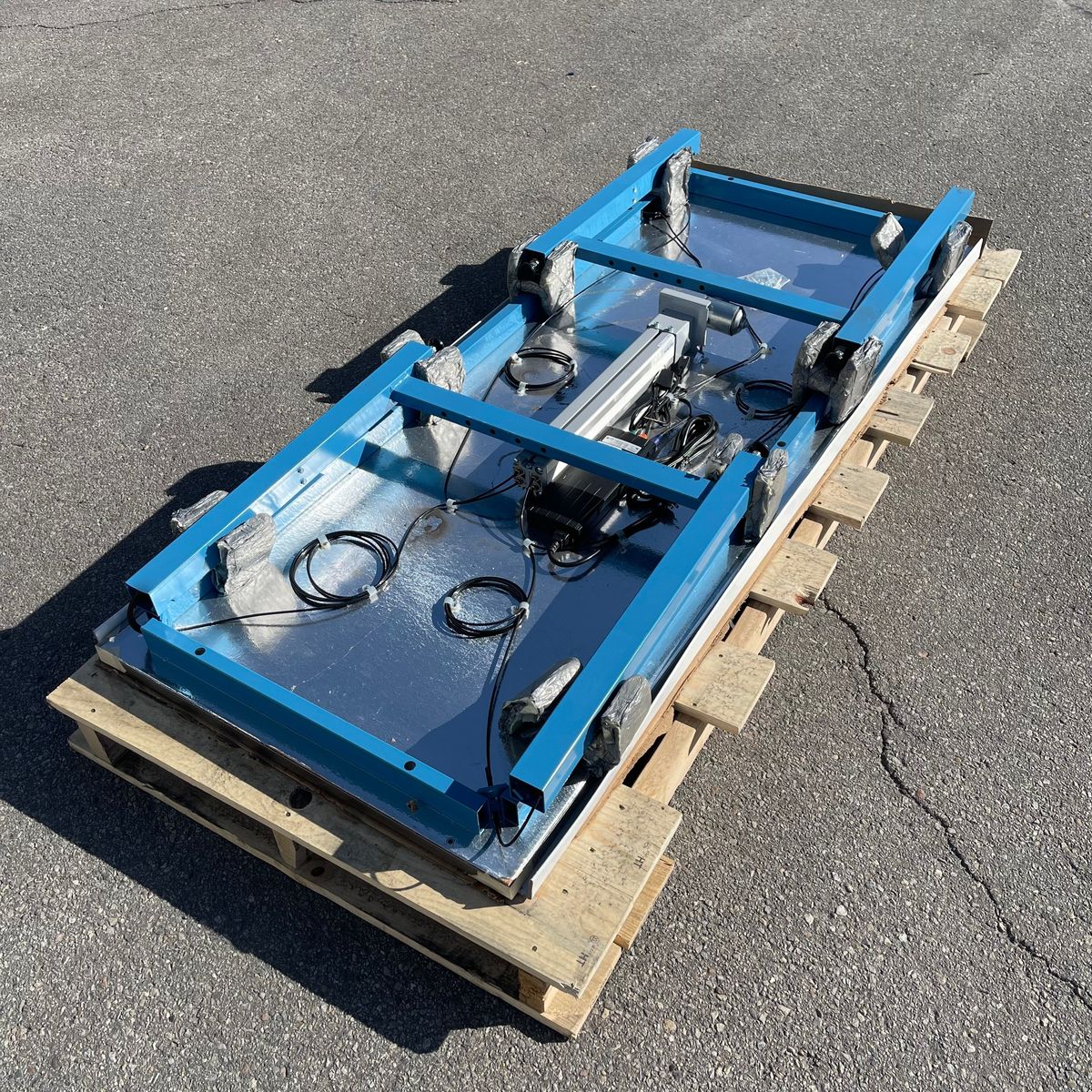 ERGOSWISS Work Table Lift System 70”x28” Blue