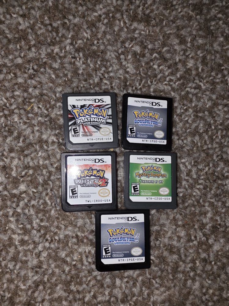 Pokemon ds games Authentic ( prices in description)