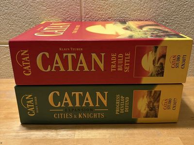 Settlers of Catan and Cities and Knights of Catan