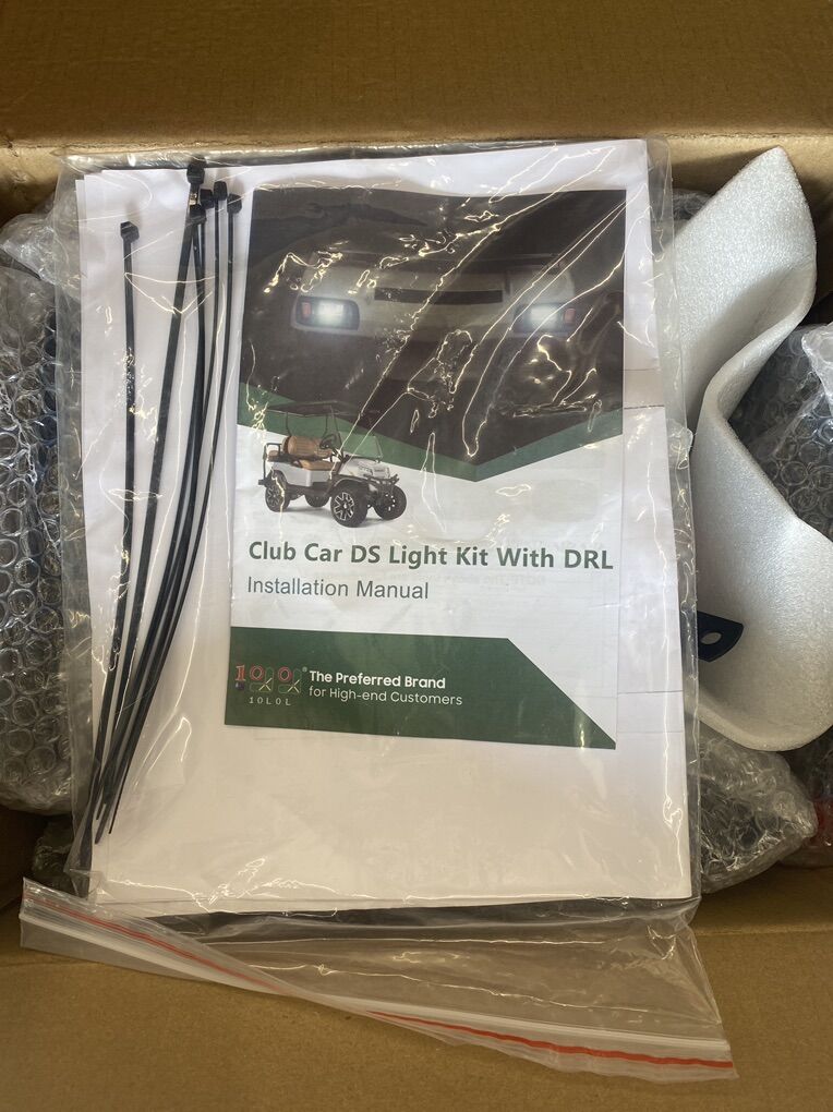 Golf Cart Light Kit Club Car DS 12-60V