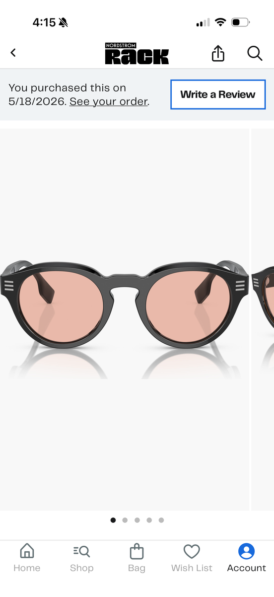 Burberry 50mm Phantos Men’s Sunglasses