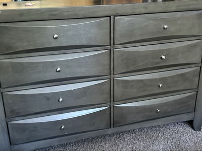 Gray dresser for sale asking for 300 OBO