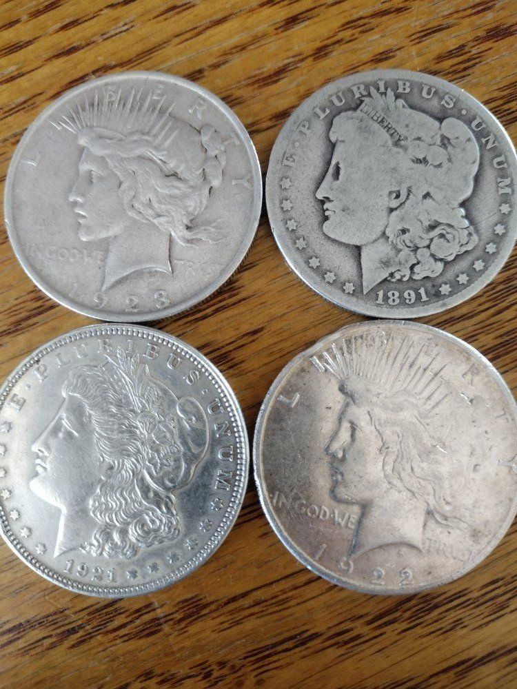 Silver dollars