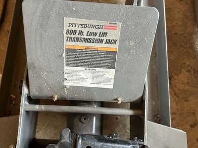 Pittsburgh Automotive 800 lb Low Lift Transmission Jack.