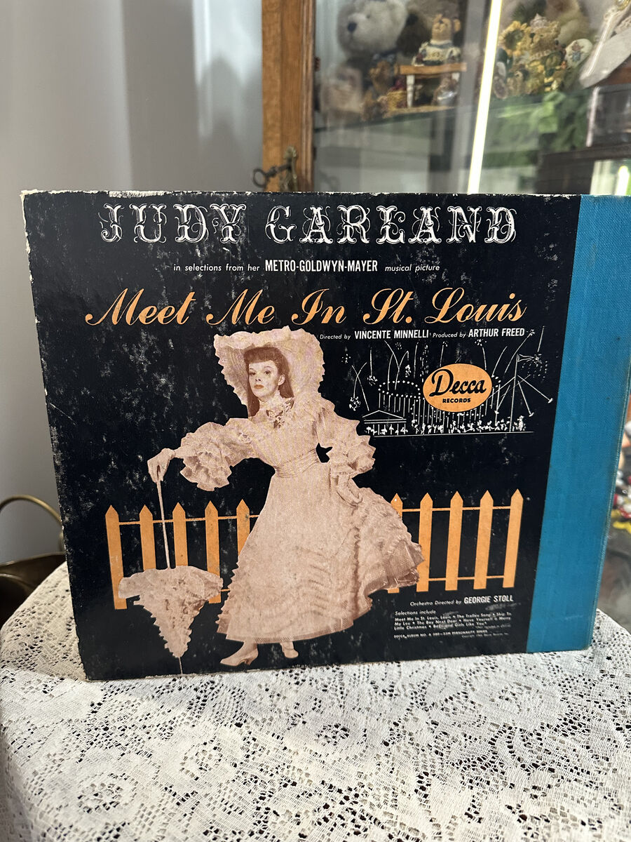 Judy Garland: MEET ME IN ST LOUIS Rare 3 Album Set 78rpm (1944)