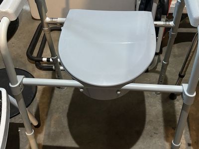 Adjustable Medical Commode Chair - Lightweight & Portable Potty for Adults