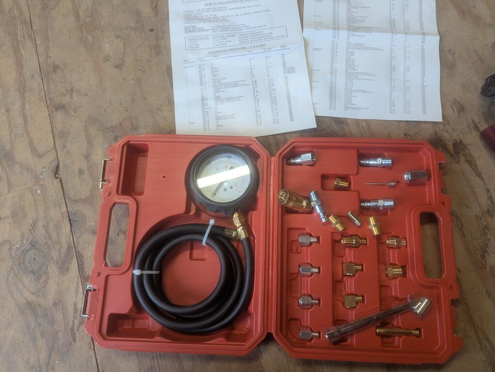 oil pressure and transmission fluid tester
