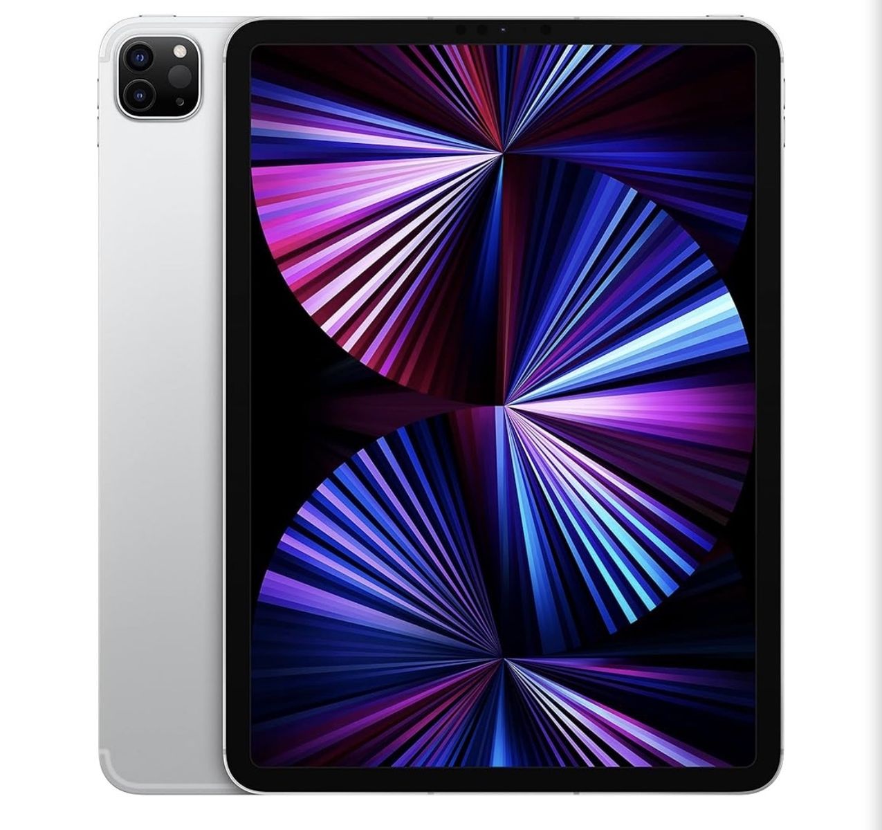 Apple iPad Pro 11-inch 128GB (2021 Model) with Apple Pencil, Charger, & Screen Protector