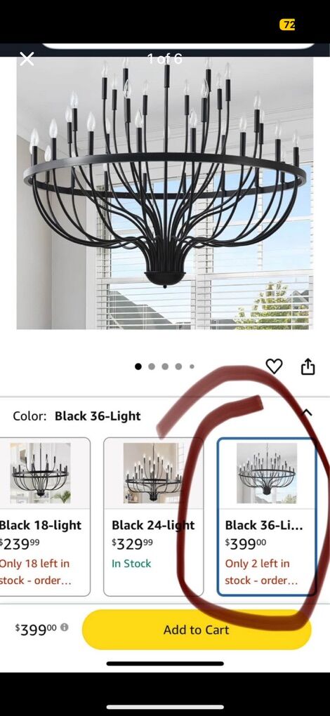 Black Chandelier