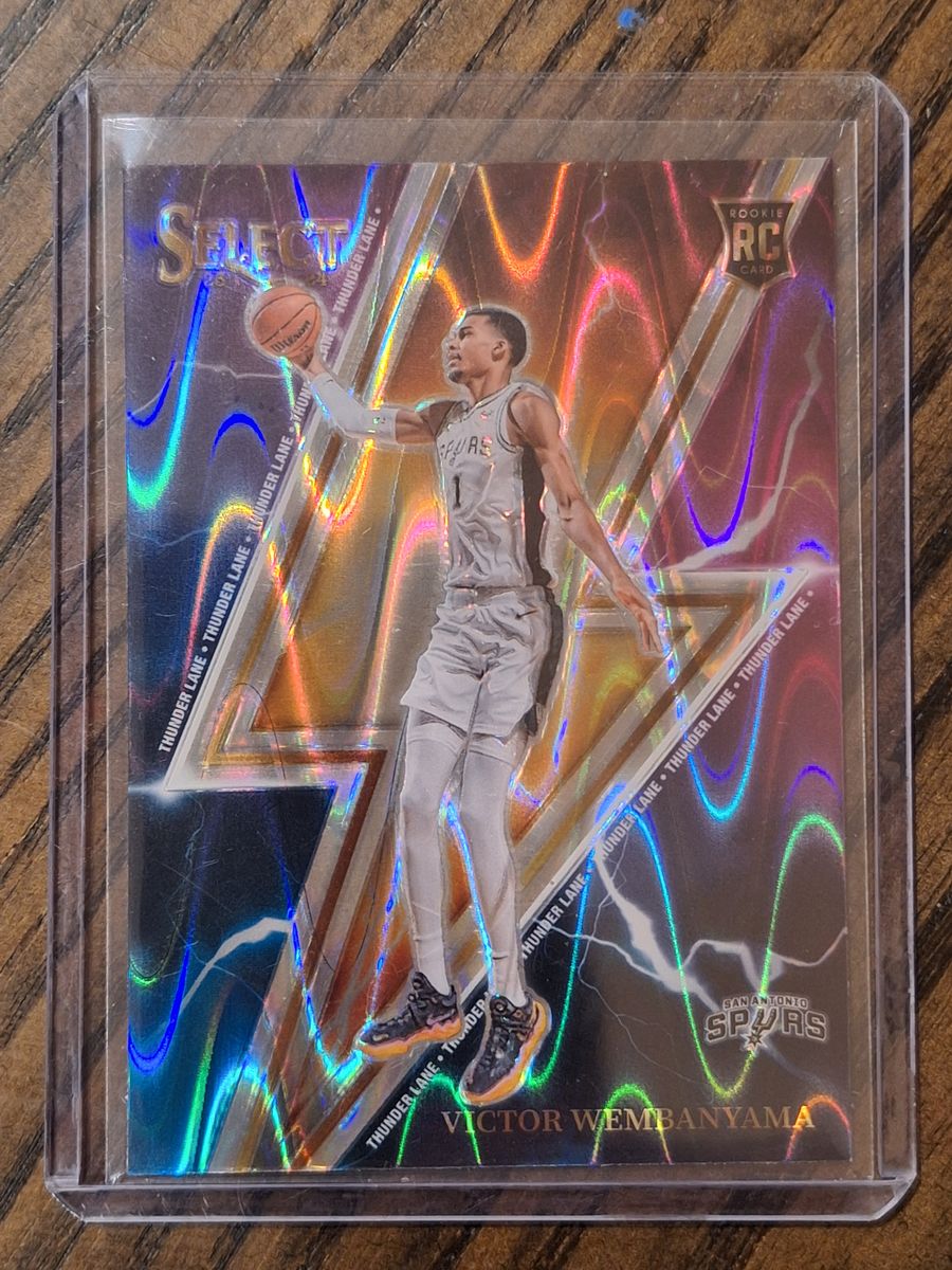 Basketball cards *** Three Wembanyama Rookie Cards