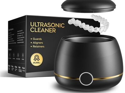 NEW Dental Ultrasonic Retainer Cleaner Pod- Stain-Free Confidence 200ml Tank