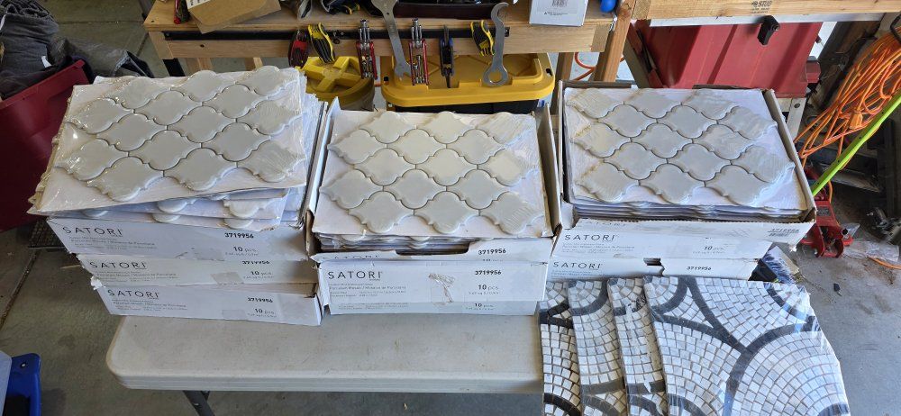 Decorative tile 98 tiles + 4