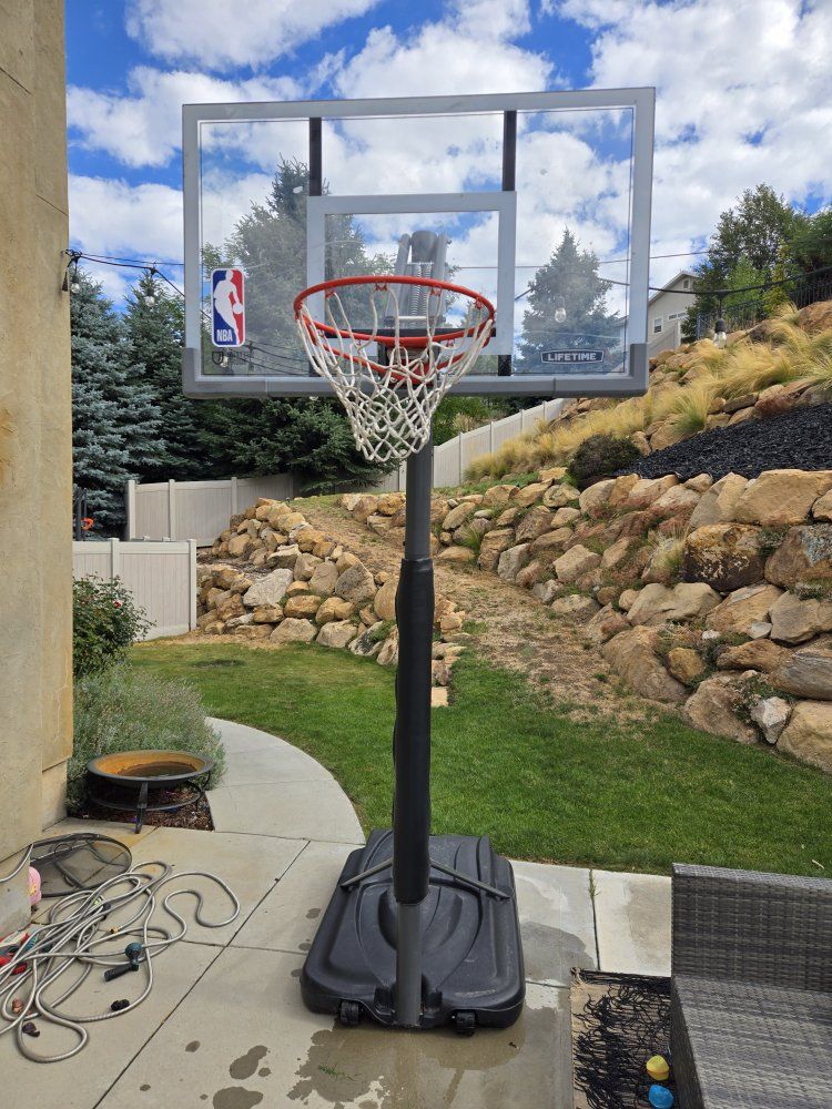 Lifetime 54" Portable Basketball Hoop System with Adjustable Height