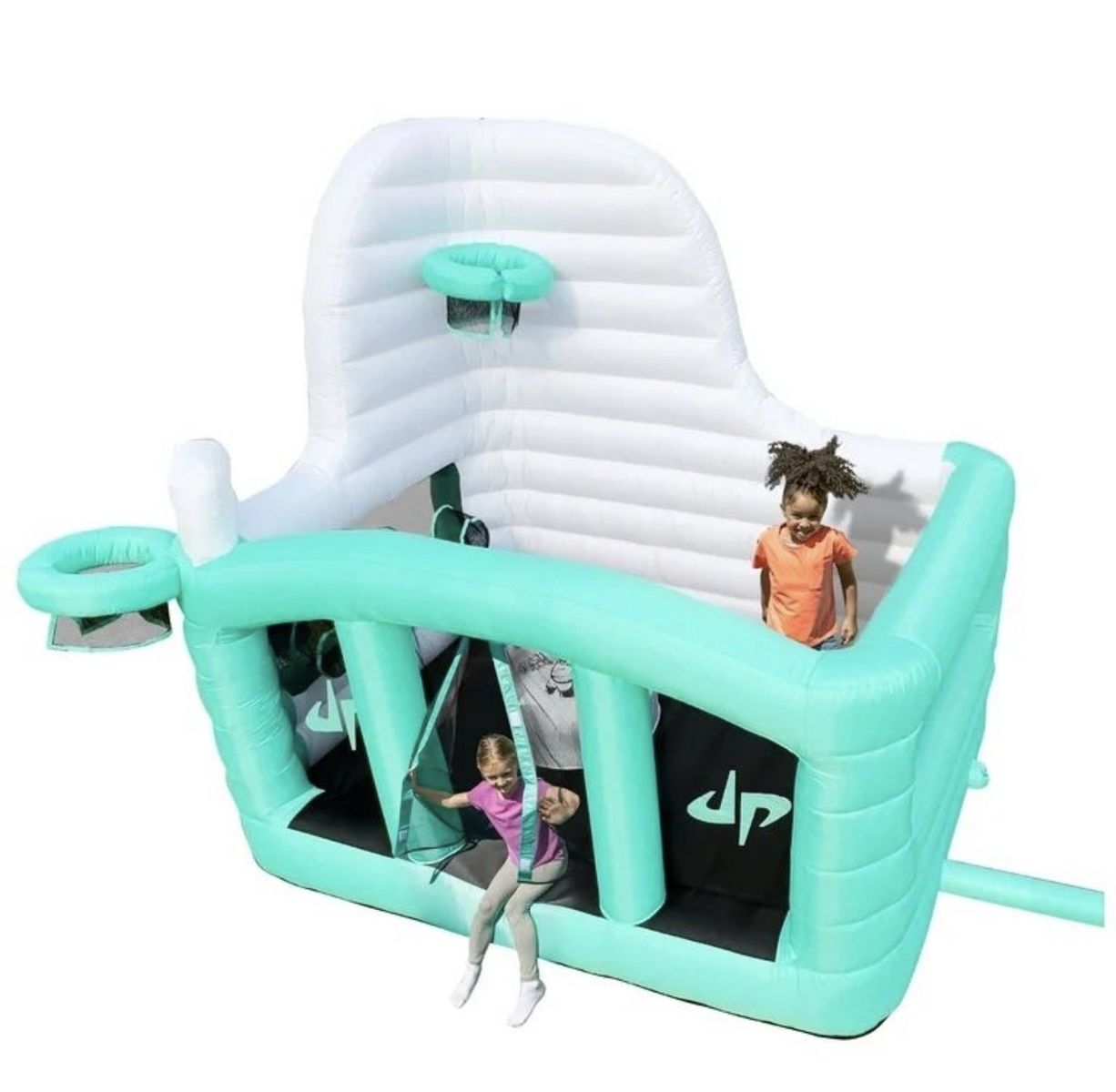 Dude Perfect Ultimate Sports Inflatable Bounce House, 4-in-1, 8' X 10'